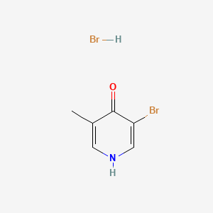 molecular formula C6H7Br2NO B13592523 3-Bromo-5-methyl-1,4-dihydropyridin-4-onehydrobromide 