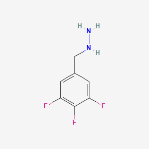 molecular formula C7H7F3N2 B13592537 (3,4,5-Trifluorobenzyl)hydrazine 