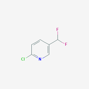 molecular formula C6H4ClF2N B1359254 2-Chloro-5-(difluoromethyl)pyridine CAS No. 71701-99-0
