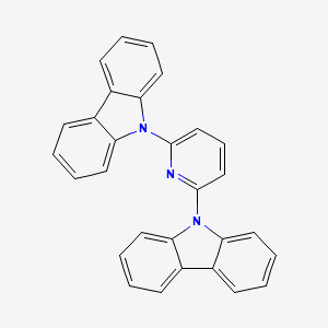 molecular formula C29H19N3 B1359256 2,6-di(9H-carbazol-9-yl)pyridine CAS No. 168127-49-9