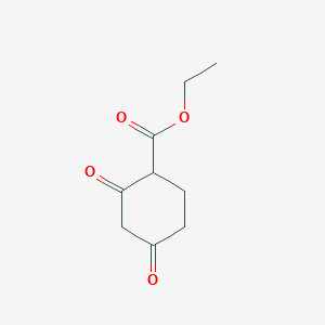 molecular formula C9H12O4 B13592573 Ethyl 2,4-dioxocyclohexanecarboxylate 