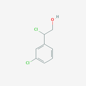 molecular formula C8H8Cl2O B1359259 2-Chloro-2-(3-chloro-phenyl)-ethanol CAS No. 886365-85-1