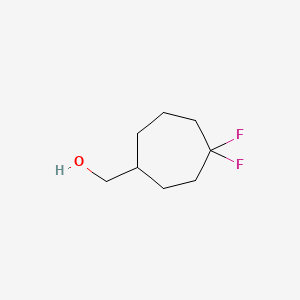molecular formula C8H14F2O B13592594 (4,4-Difluorocycloheptyl)methanol 