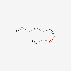 molecular formula C10H8O B1359260 Benzofuran, 5-ethenyl- 