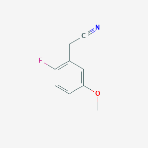 molecular formula C9H8FNO B1359264 5-Methoxy-2-fluorobenzylcyanide CAS No. 672931-28-1