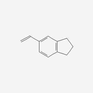 molecular formula C11H12 B13592643 5-ethenyl-2,3-dihydro-1H-indene CAS No. 18928-97-7