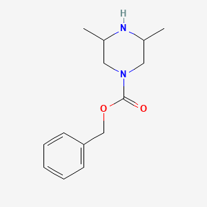 B1359266 Benzyl 3,5-dimethylpiperazine-1-carboxylate CAS No. 885278-83-1