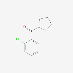 molecular formula C12H13ClO B135927 2-Chlorophenyl cyclopentyl ketone CAS No. 6740-85-8