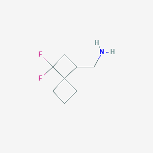 molecular formula C8H13F2N B13592719 (3,3-Difluorospiro[3.3]heptan-1-yl)methanamine 
