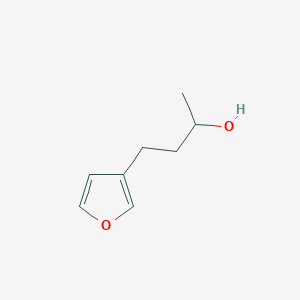molecular formula C8H12O2 B13592757 4-(Furan-3-yl)butan-2-ol 