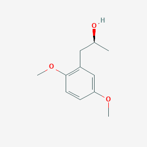 molecular formula C11H16O3 B13592766 (s)-1-(2,5-Dimethoxyphenyl)propan-2-ol 