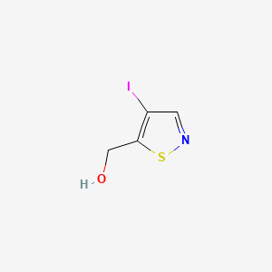 molecular formula C4H4INOS B13592848 (4-Iodo-1,2-thiazol-5-yl)methanol 