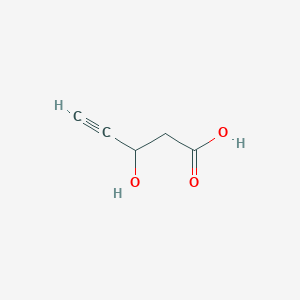 molecular formula C5H6O3 B13592849 3-Hydroxypent-4-ynoic acid 