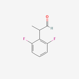 molecular formula C9H8F2O B13592867 2-(2,6-Difluorophenyl)propanal 
