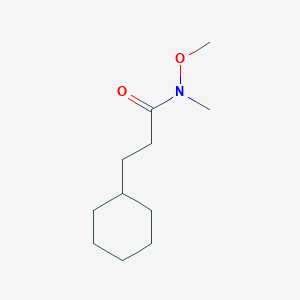 3-cyclohexyl-N-methoxy-N-methylpropanamide