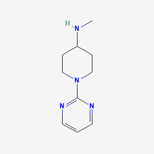 molecular formula C10H16N4 B1359289 N-methyl-1-(pyrimidin-2-yl)piperidin-4-amine 