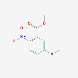 molecular formula C10H12N2O4 B1359298 Methyl 5-(dimethylamino)-2-nitrobenzoate CAS No. 749863-29-4