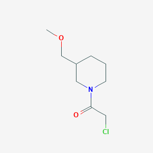 molecular formula C9H16ClNO2 B1359304 2-Chloro-1-(3-methoxymethyl-piperidin-1-yl)-ethanone CAS No. 1353962-83-0