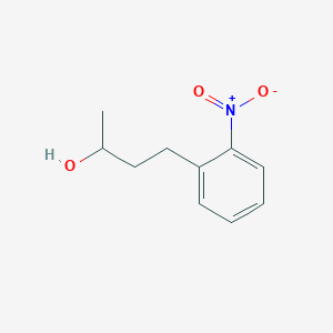 molecular formula C10H13NO3 B13593049 4-(2-Nitrophenyl)butan-2-ol 