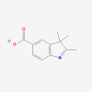 molecular formula C12H13NO2 B135931 2,3,3-Trimethyl-3H-indole-5-carboxylic acid CAS No. 84100-84-5