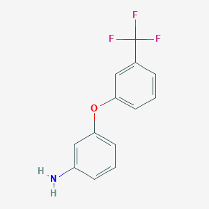 molecular formula C13H10F3NO B1359313 3-[3-(Trifluoromethyl)phenoxy]aniline CAS No. 625106-28-7
