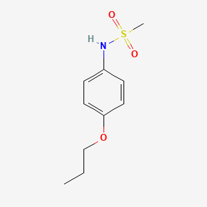 molecular formula C10H15NO3S B1359315 N-(4-propoxyphenyl)methanesulfonamide 