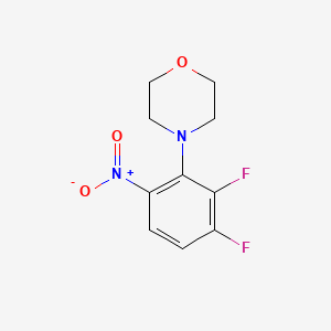 molecular formula C10H10F2N2O3 B1359318 4-(2,3-Difluoro-6-nitrophenyl)morpholine 