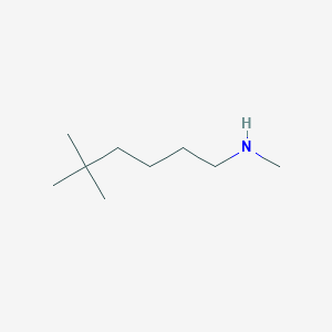 molecular formula C9H21N B13593183 n,5,5-Trimethylhexan-1-amine CAS No. 6945-41-1