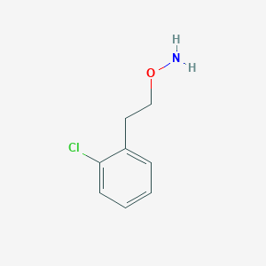 molecular formula C8H10ClNO B13593189 O-[2-(2-chlorophenyl)ethyl]hydroxylamine CAS No. 113211-45-3