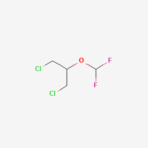 molecular formula C4H6Cl2F2O B1359320 1,3-Dichloro-2-(difluoromethoxy)propane 