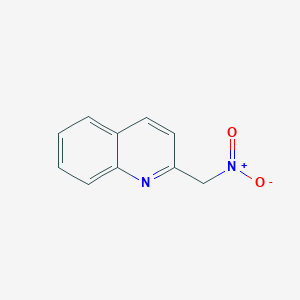 molecular formula C10H8N2O2 B13593210 Quinoline, 2-(nitromethyl)- CAS No. 5114-78-3