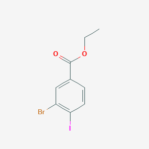 molecular formula C9H8BrIO2 B1359322 3-溴-4-碘苯甲酸乙酯 CAS No. 386267-31-8
