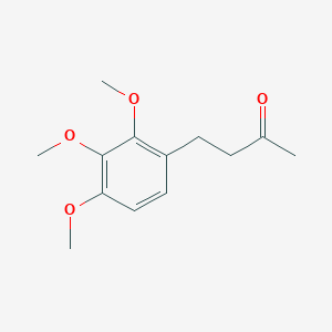 molecular formula C13H18O4 B13593363 4-(2,3,4-Trimethoxyphenyl)butan-2-one 