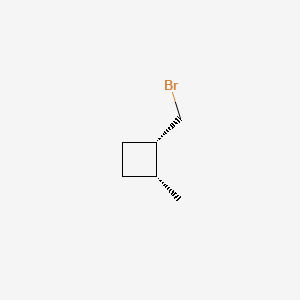molecular formula C6H11Br B13593423 rac-(1R,2S)-1-(bromomethyl)-2-methylcyclobutane 