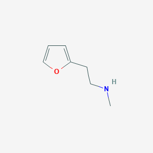 molecular formula C7H11NO B13593437 2-(Furan-2-yl)-N-methylethan-1-amine CAS No. 14497-54-2