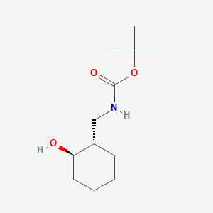 molecular formula C12H23NO3 B13593445 tert-butyl (((1S,2R)-2-hydroxycyclohexyl)methyl)carbamate 