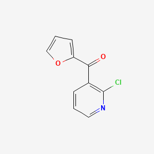 molecular formula C10H6ClNO2 B1359349 2-Chloro-3-(2-furanoyl)pyridine CAS No. 914203-42-2