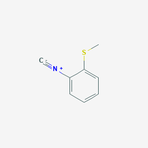 molecular formula C8H7NS B13593696 2-Isocyanothioanisole 