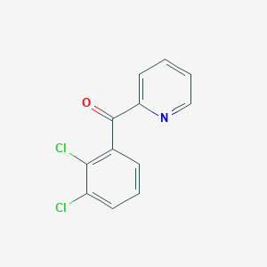 molecular formula C12H7Cl2NO B1359395 2-(2,3-Dichlorobenzoyl)pyridine CAS No. 54523-80-7