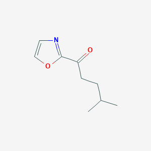 molecular formula C9H13NO2 B1359399 2-(4-Methylvaleryl)oxazole CAS No. 898759-29-0