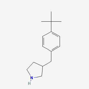 molecular formula C15H23N B13594016 3-(4-(Tert-butyl)benzyl)pyrrolidine 