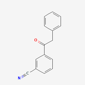 B1359410 3'-Cyano-2-phenylacetophenone CAS No. 758710-68-8
