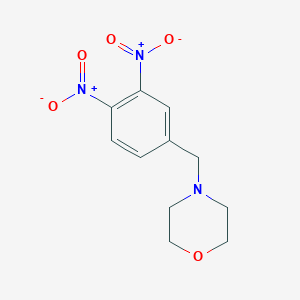 molecular formula C11H13N3O5 B1359434 4-(3,4-Dinitrobenzyl)morpholine CAS No. 825619-03-2