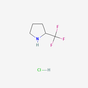 molecular formula C5H9ClF3N B1359442 2-Trifluoromethyl-pyrrolidine hydrochloride CAS No. 868623-97-6