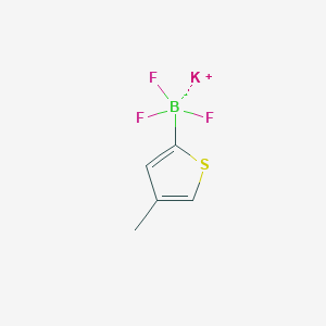 molecular formula C5H5BF3KS B1359443 Potassium 4-methylthiophen-2-yltrifluoroborate CAS No. 1111732-75-2