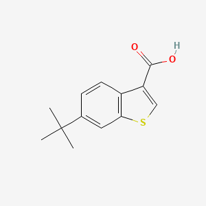 molecular formula C13H14O2S B1359448 6-Tert-butyl-1-benzothiophene-3-carboxylic acid CAS No. 932929-10-7