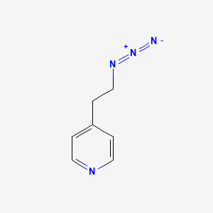 molecular formula C7H8N4 B13594576 Pyridine, 4-(2-azidoethyl)- CAS No. 117377-80-7