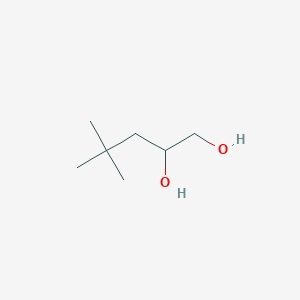 molecular formula C7H16O2 B13595323 4,4-Dimethylpentane-1,2-diol CAS No. 123122-61-2