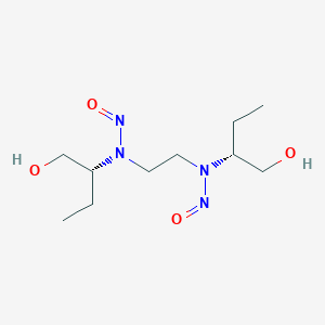 molecular formula C10H22N4O4 B13595442 Dinitrosoethambutol CAS No. 52322-22-2