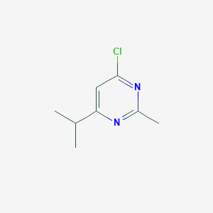 molecular formula C8H11ClN2 B1359573 4-Chloro-6-isopropyl-2-methylpyrimidine CAS No. 1030431-70-9